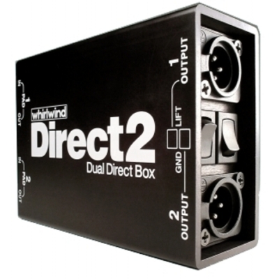 Whirlwind Direct2 - Dual Channel Premium Direct Box Whirlwind Direct2 - Dual Channel Premium Direct Box